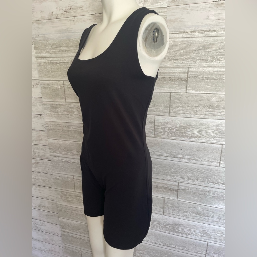 Black Sleeveless Bodysuit